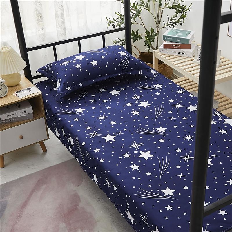 Bed Top Sheet for Single,Modern Soft Polyester Flat Sheet,Home Bed Linens,Kids Adult Student Dormitory Bedspread