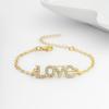 Stylish LOVE Letter Bracelet For Women Trendy Personalized Versatile Fashion Jewelry Accessory