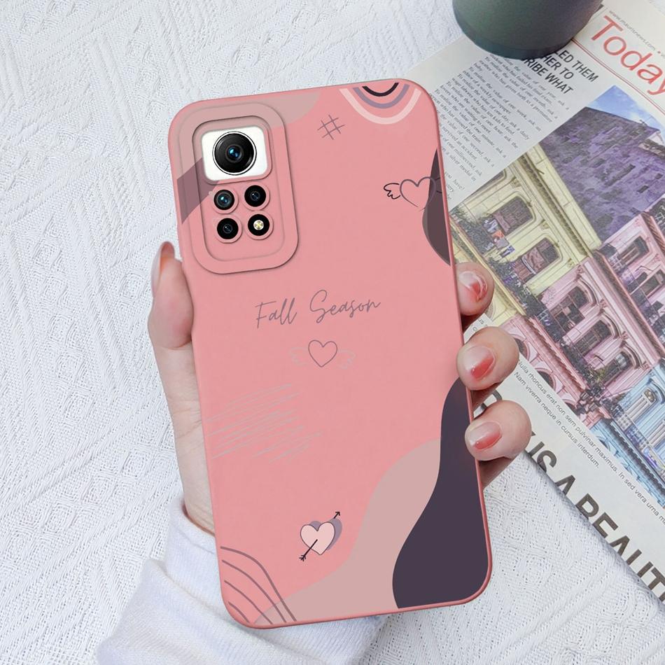 For Redmi Note 12 Pro Plus Case Love Heart Soft Liquid Silicone Full Protection Phone Cover For Xiaomi Redmi Note12 12Pro 4G 5G