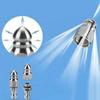 1/2/3Pcs Pressure Drain Jetter Hose Nozzle Stainless Steel Washer Drain Sewer Cleaning Pipe Jetter Spray Quick Drain Hose Nozzle