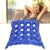 Inflatable Seat Cushion 16 Holes Professional Inflatable Wheelchair Cushions for Seat Blue