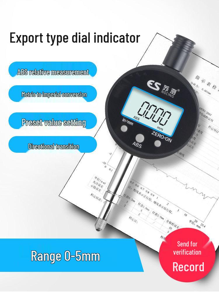 High-Precision Digital Dial Indicator & Depth Gauge from Germany
