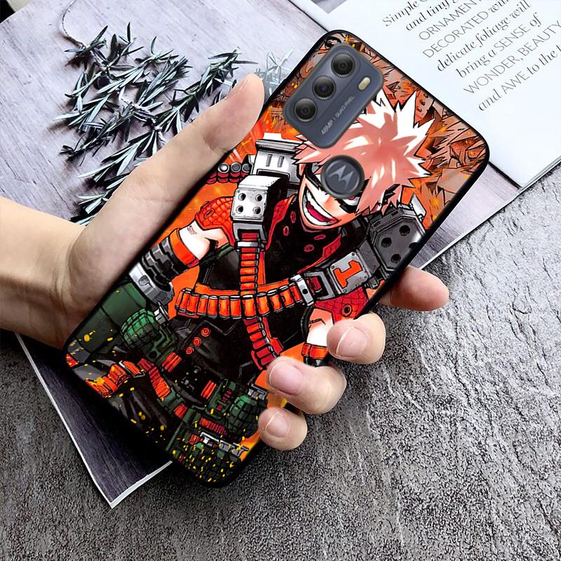 My Hero Academia Phone Case for Motorola Moto E32 E20 E40 G22 G52 G20 G30 G100 G60 G50 G10 GPure GStylus G9 One Action Macro