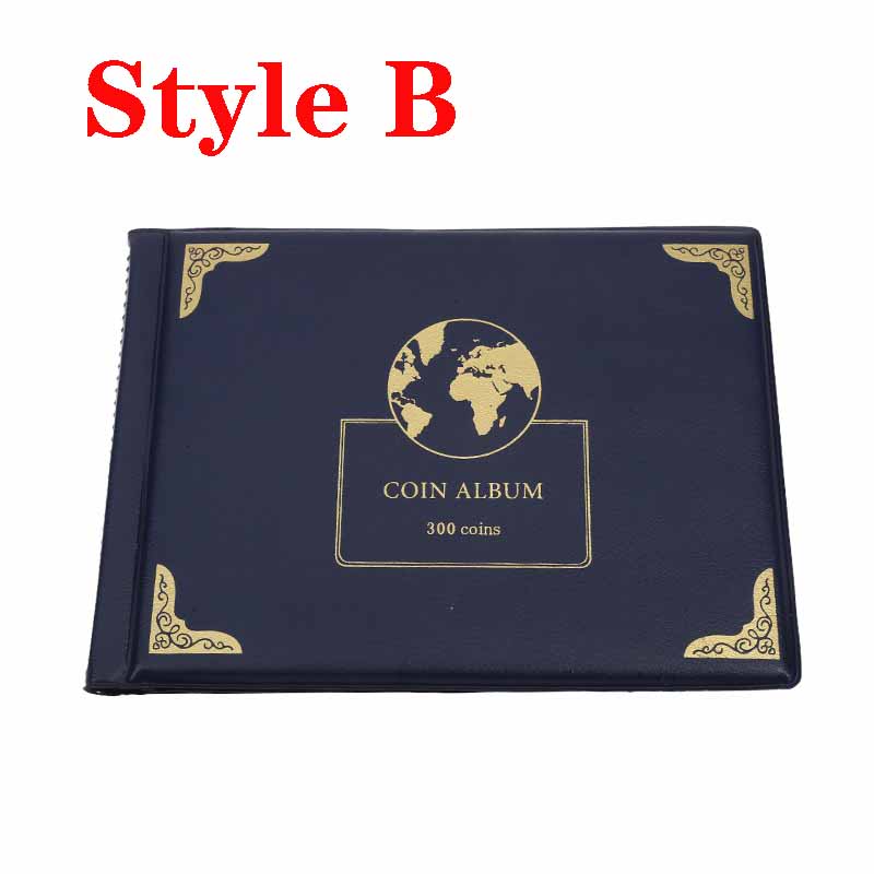 Coin Collection Supplies Book Holder for Collectors, 312/300 Pockets Collecting Album for 20 25 27 30mm. Coin Storage Display