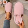 Pantofole in Cotone Taglie Forti per Donna e Uomo, Scarpe in Cotone Spesse e Leggere Antiscivolo, Pantofole Calde da Camera