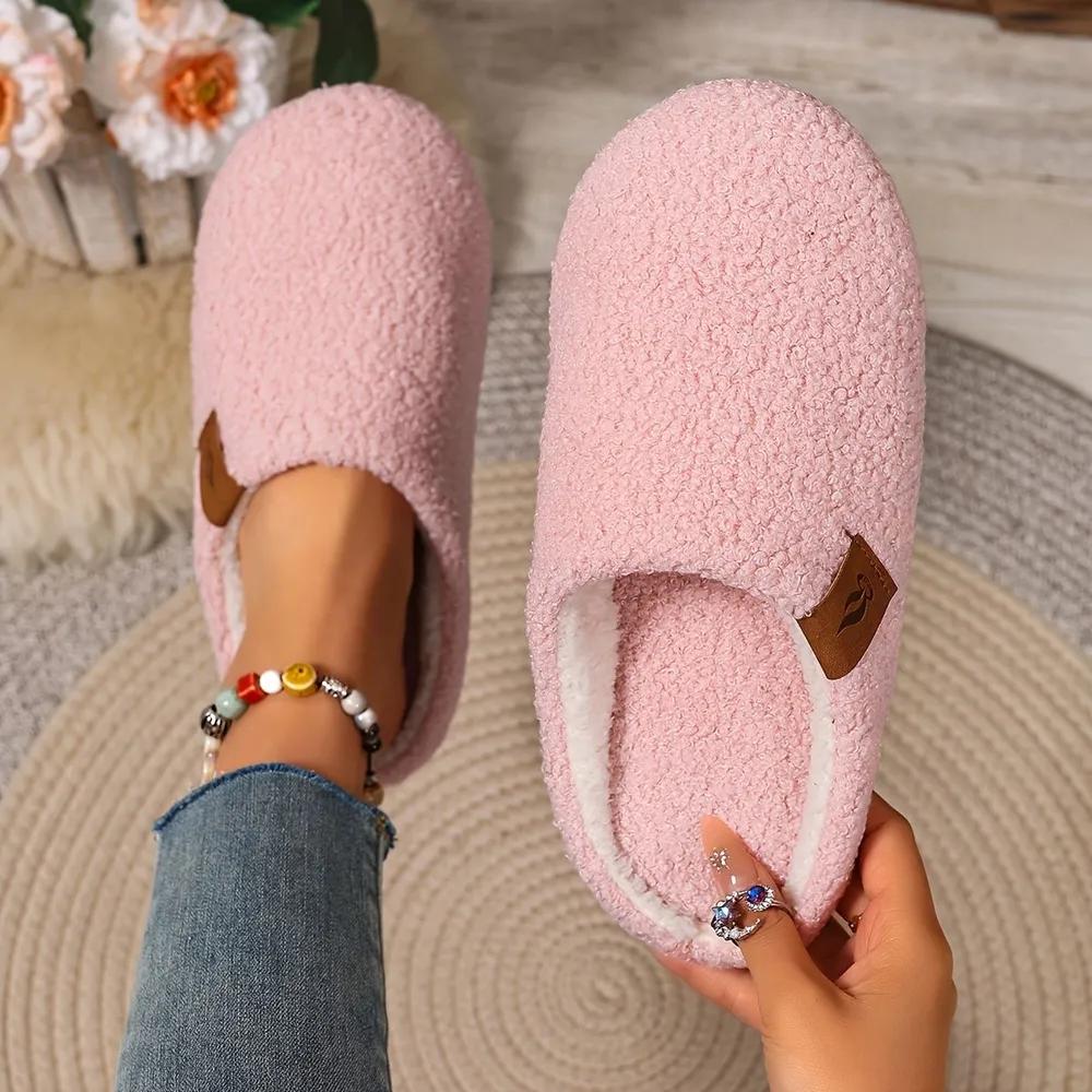 Pantofole in Cotone Taglie Forti per Donna e Uomo, Scarpe in Cotone Spesse e Leggere Antiscivolo, Pantofole Calde da Camera