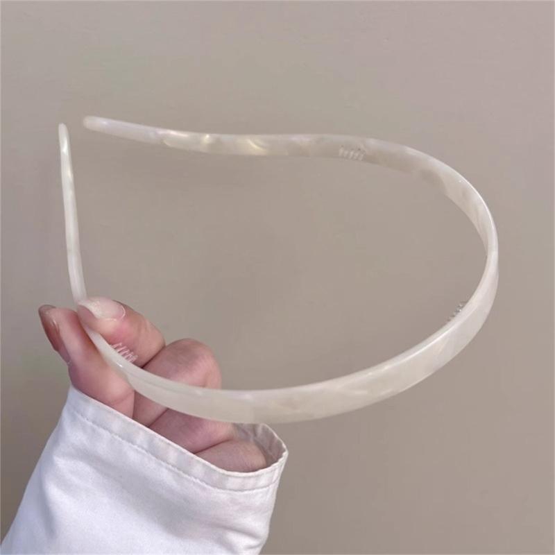 Anti Slip Hair Grip Textured Edge Comfortable Headbands For Daily Use Sports Hair Accessories Multiple Colors