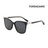 Salvatore Ferragamo Sunglasses SF1112SLB 001 Square Horn-rimmed UV Protection Women's