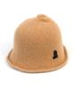 Yunibeosyeolkemiseuteuli Angora Knit Beige Wire Bucket Hat Angora Bucket Hat
