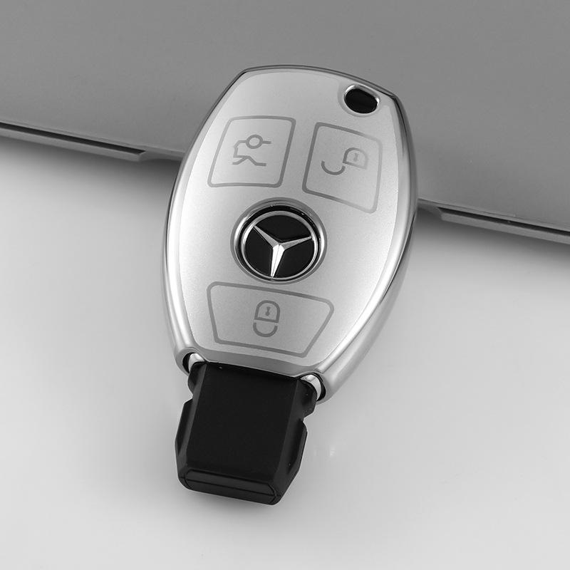 Applicable To Mercedes-Benz C-class Key Cover New GLE200/c200/e300l/glc260/gle320 Car Key Case