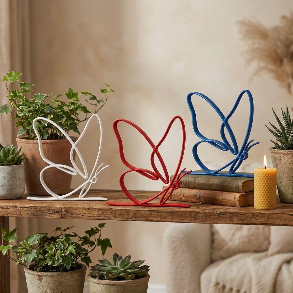 Modern Butterfly Abstract Ornament 3D Printed Butterfly Vibe Table Craft Entryway Accent