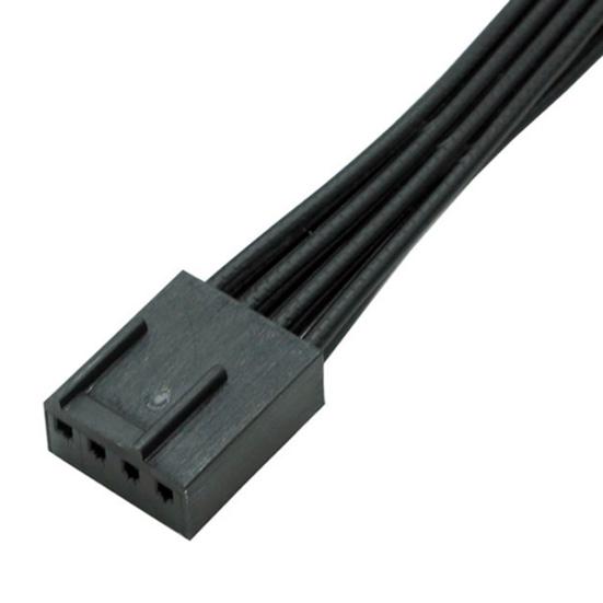13.5cm PWM Fan Splitter Cable Professional Tinned Copper Wide Compatibility 1 to 2 4 Pin PWM Fan Extension Cable for Desktop