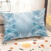 Wave Pattern Rectangle Pillowcase Suitable For Sofa Bedroom Car Pillow Cover Cushion Rectangular Back Cushion