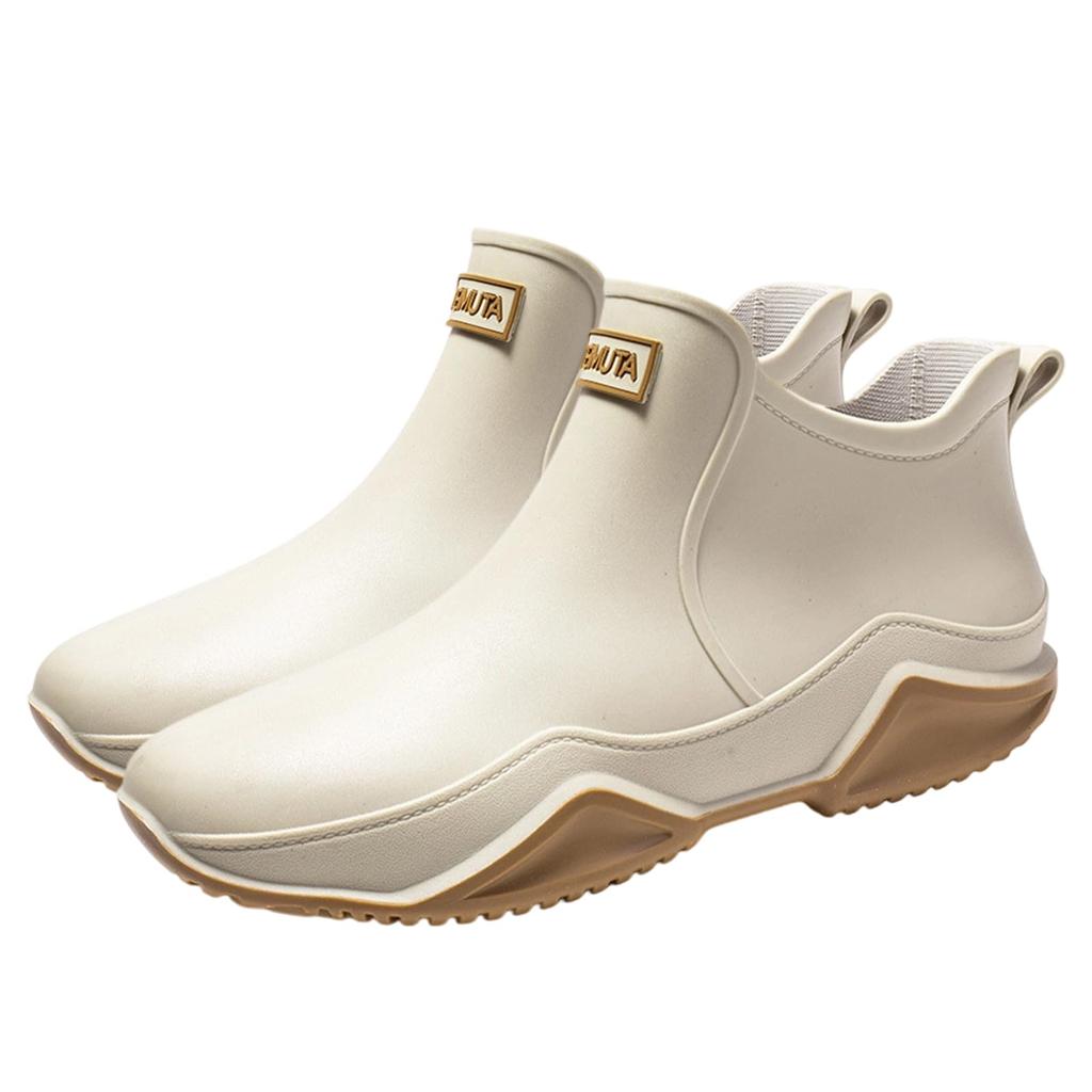 Moerstar Rain Fully Easy To Walk Perfect for Rainy and Sun and Sizes Size Japanese Shoe Women's Boots, Waterproof, Stylish, Low-Cut, Lightweight,