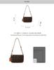 Nanfeng new bread puppy frost sugar amber armpit bag girl 2025 new one-shoulder crossbody bag girl
