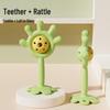 Silicone Baby Teether Rattle: Soothing Chew Toy for Oral Stage Development