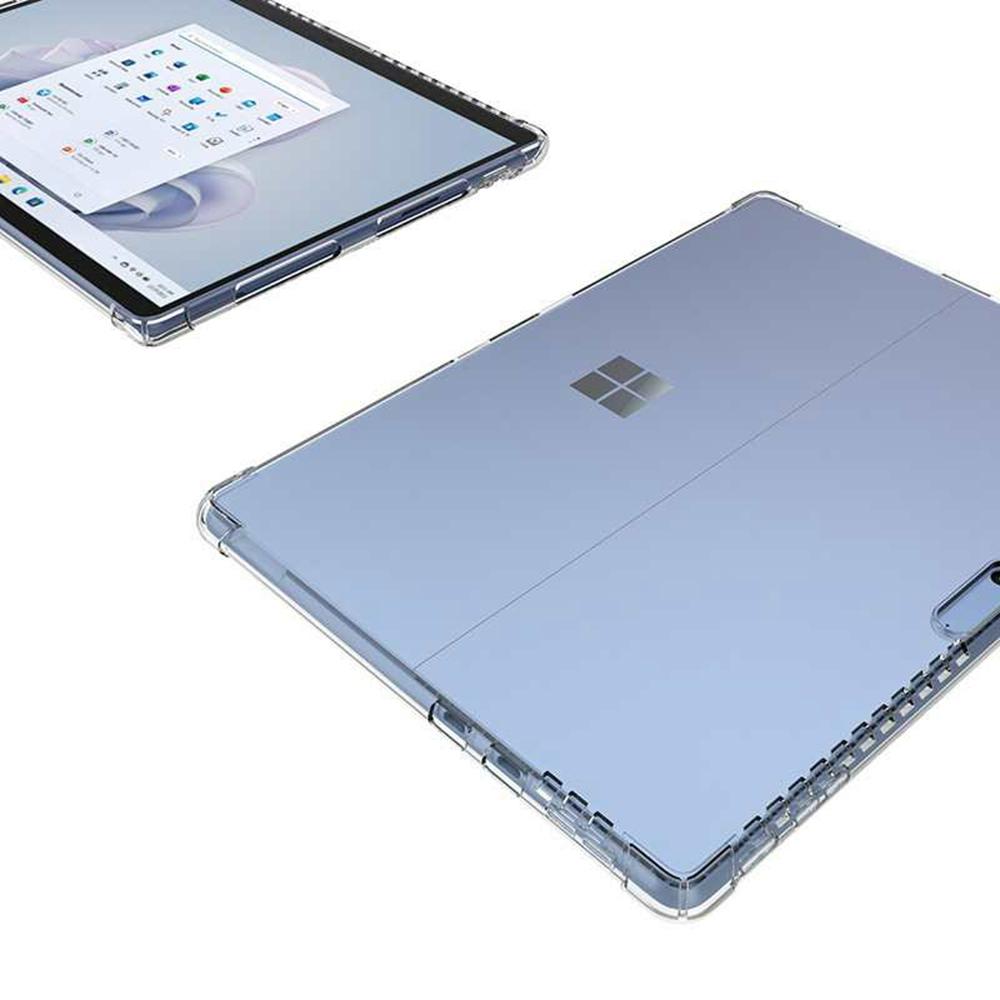 Etui na tablet dla Microsoft Surface Pro 11/10/9/8 Odporne na wstrząsy Cztery rogi Przezroczyste Etui TPU