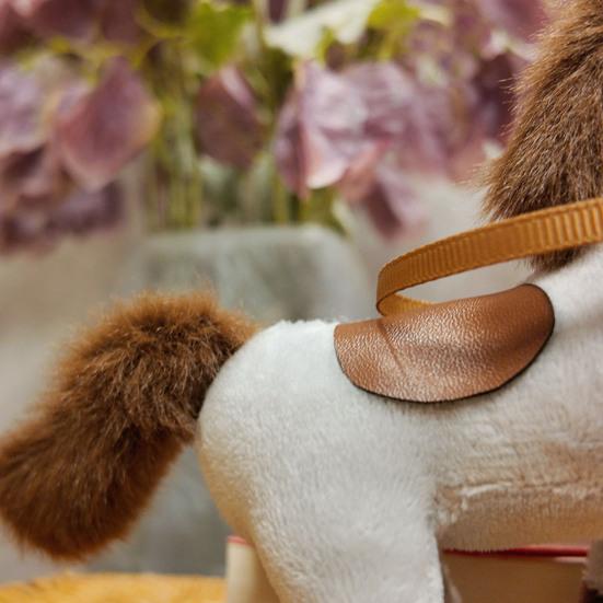 Yousheng Keychain Pendant Plush Horse Mascot Kids Keychain Charm Backpacks Handbags Wallets Luggage Accessories