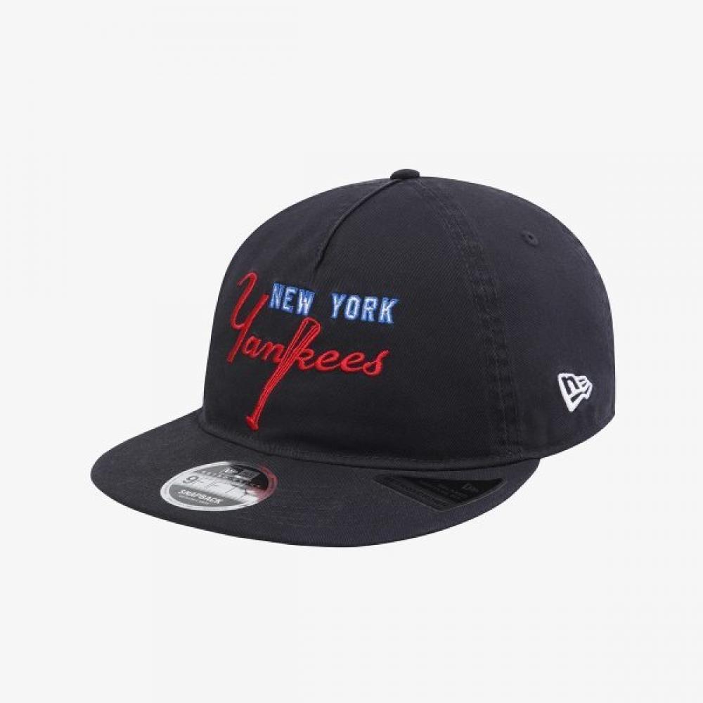 New ErA New York YAnkees Club Logo Retro Crown A frAme strApbAck nAvy 15206337 NAVY/ML