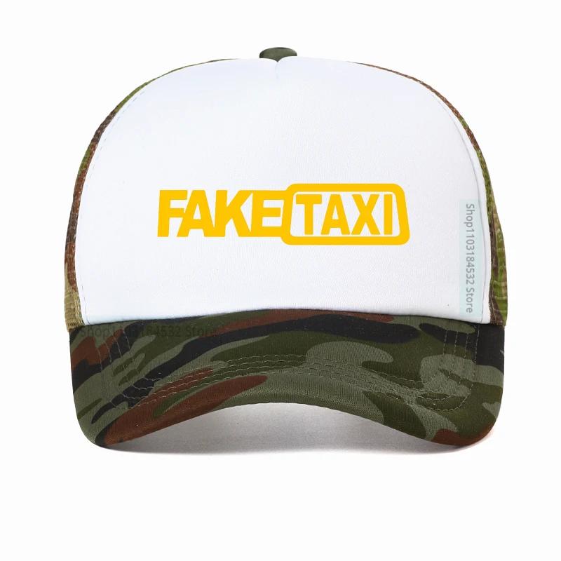 

FAKE TAXI Cap Trucker Mesh Funny Driver Caps Unisex Hip Hop Funny Hat Baseball Cap Cool Summer Mesh Breathable Cap for Driver Taxi Adjustable