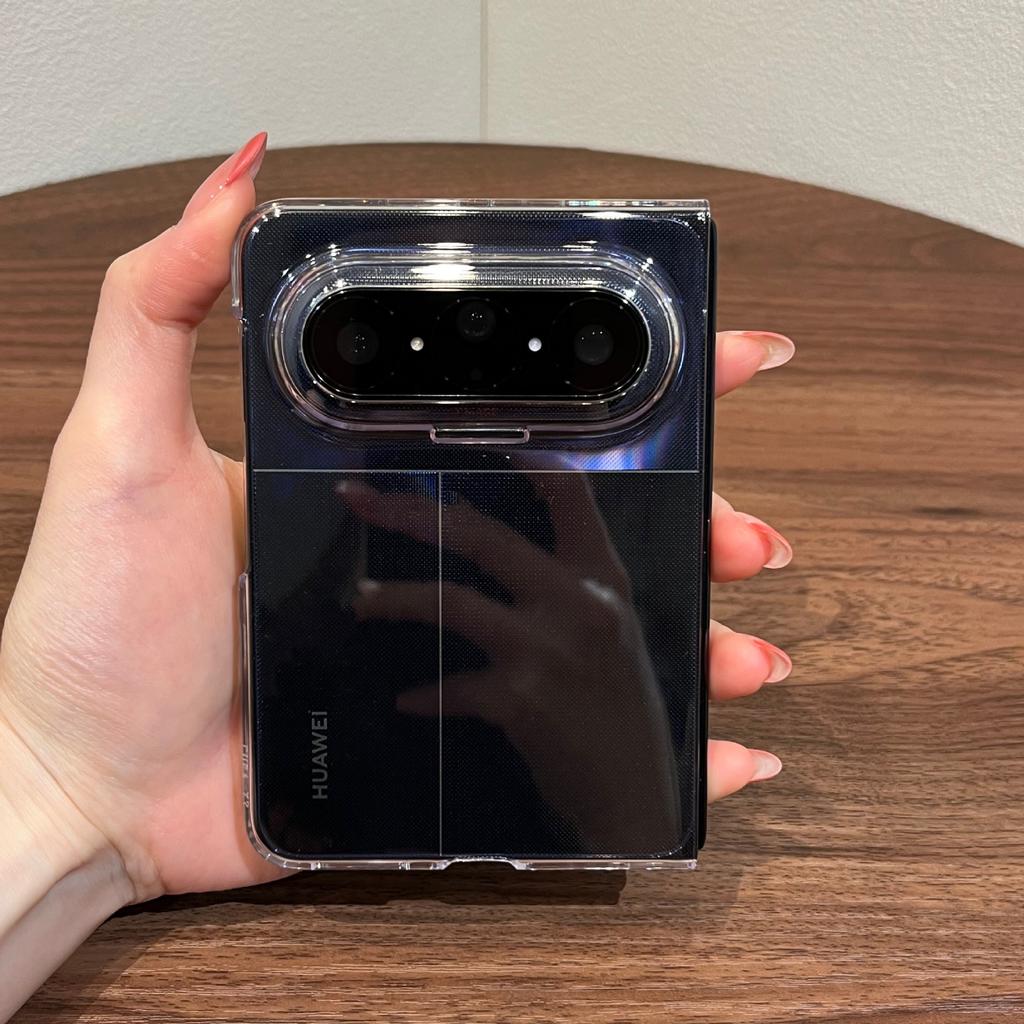 Applicable To PuraXMax Mobile Phone Case New Folding Transparent Puraxmax Ultra-thin Anti-drop Protective Case High-grade Hard Case