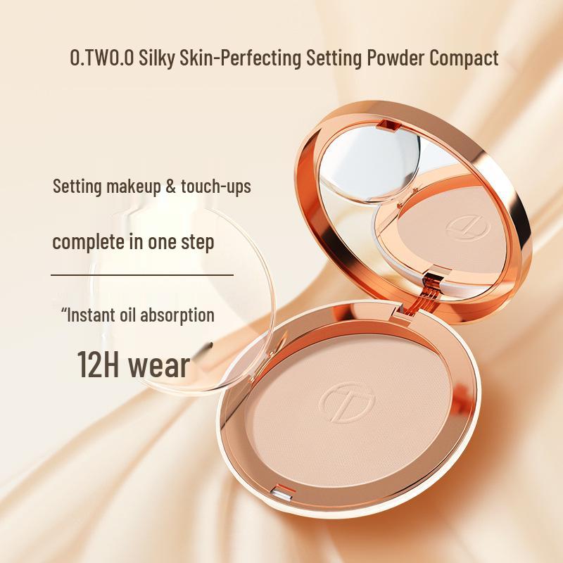 O.TWO.O Silky Skin Oil-Control Setting Powder & Concealer - Honey Light SC025