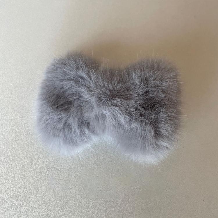Lovely Hairpin Plush Bowknot Shape Hair Barrettes Girls Braids Bangs Hair Clip