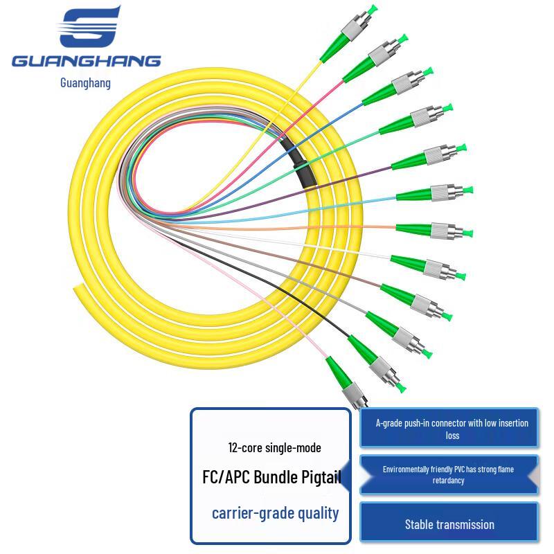 

Guanghang Fiber Optic Pigtails & Splice Trays APC Singlemode (Broadcast)