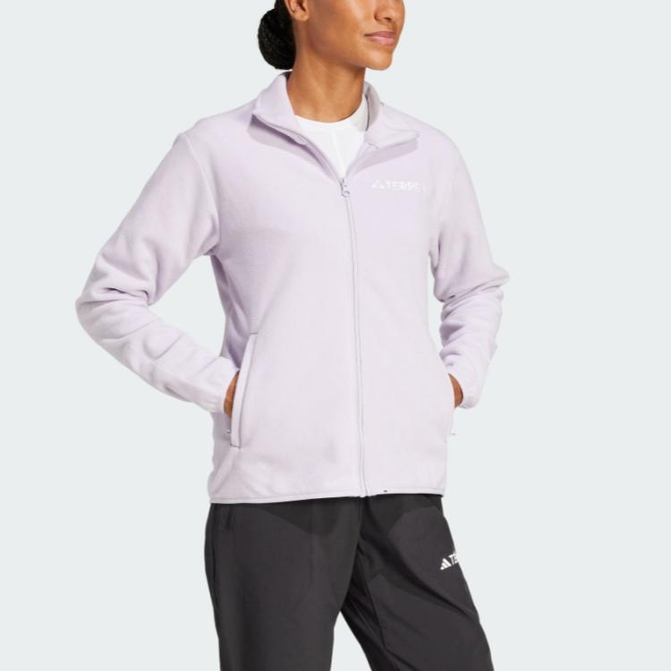New Adidas Jackets Coats Women's Light Purple JP1453