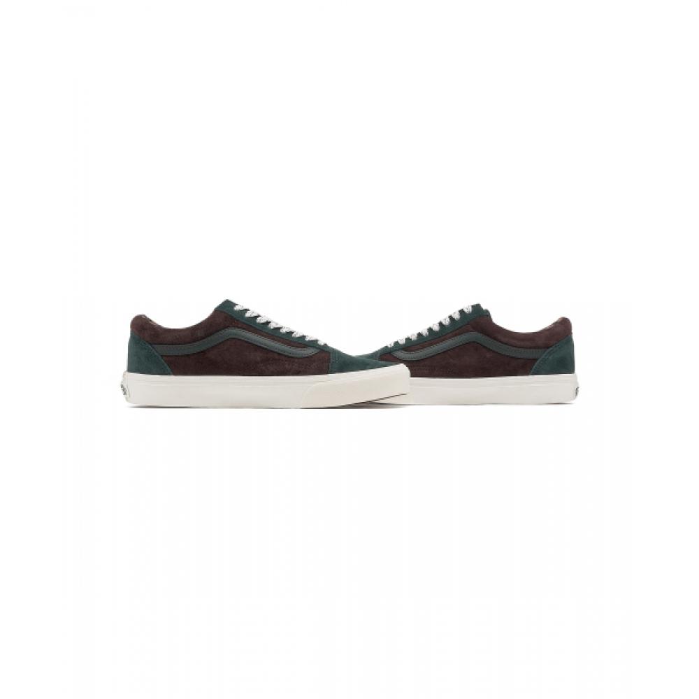 Vans Old School    Pig Suede  Plaid Scarab Vn0a2z42prm1