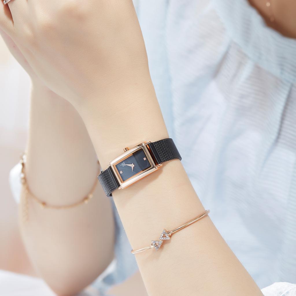 Dameshorloge Dames Niche Premium Gevoel Klein Vierkant Horloge Eenvoudig Zakelijk Horloge Horloge Waterdicht Horloge Dameshorloge