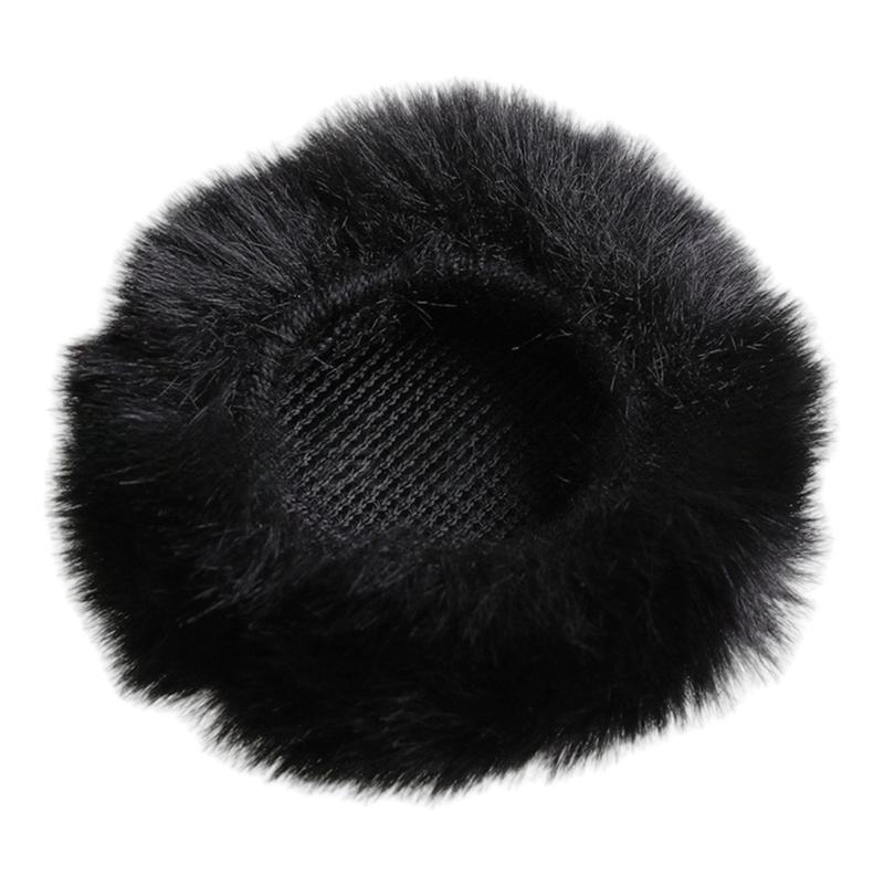 Wireless Lavaliers Mics Windproof Furry Cover Windmuff for Q8 Mics Acoustics Filter For 83%Noise Reductions Washable Design