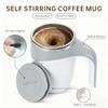 Automatischer Rührbecher Magnetischer Kaffeebecher 304 Edelstahl Effizientes Mischen Hält warm Leicht zu tragen Reinigen und pflegeleicht