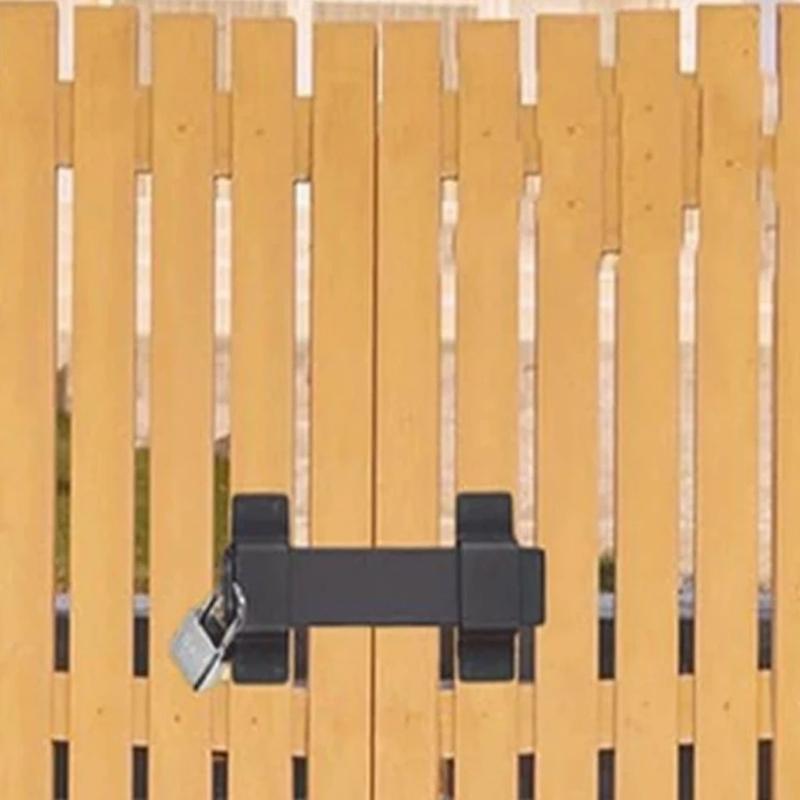 4 Position Adjustable Barn Door Latches Cut Carbon Steel Anti Corrosion Coating For Extreme Weather