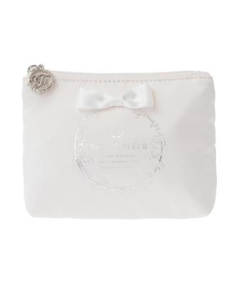 Maison De Fleur Satin Ribbon Tissue Case, Light Pink, Size F, PouchDrawstring Bag, 08000792100