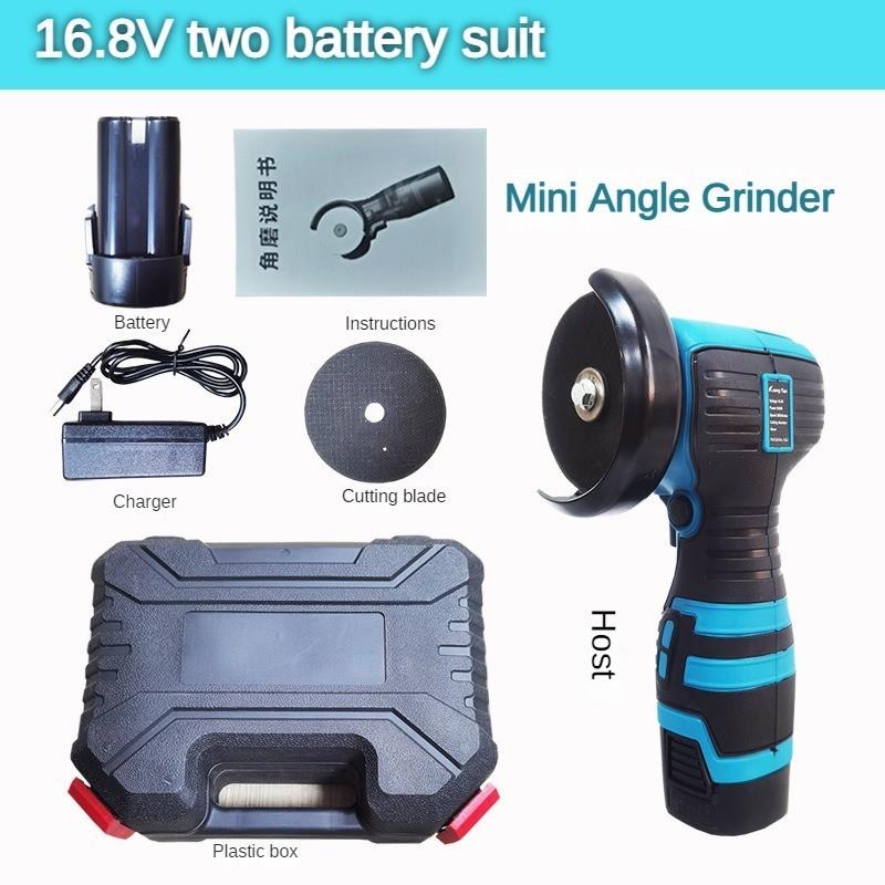 Portable Mini Multifunctional Polishing Machine Household Handheld Electric Angle Grinder Rechargeable Small Cutting Machine