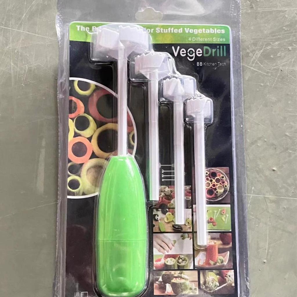 Pepper and Vegetable Corer Set - 2 Piece Seed Remover and Core Digger