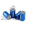 Para VW Novos 4PCS Tampas de Válvula de Ar para Pneu de Roda de Carro Cobertura de Haste Para Volkswagen Passat Santana Touareg Tiguan GTI Rline Bora Jetta Bee