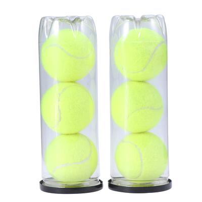 6 Tennisbälle, zum Cricketspielen, robust und langlebig, hohe Elastizität, ideal für Unterricht, Training, Wurfmaschinen und Spielen