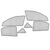 6Pcs/set Side Door Window Privacy Sunshade Covers Silver Aluminum Foil Fit For Toyota Camry 2012 2013 2014 2015 2016 2017