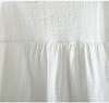 2026 Spring Lace Button Women's Double Layer Cotton Gauze White Shirt - Versatile & Age-Reducing