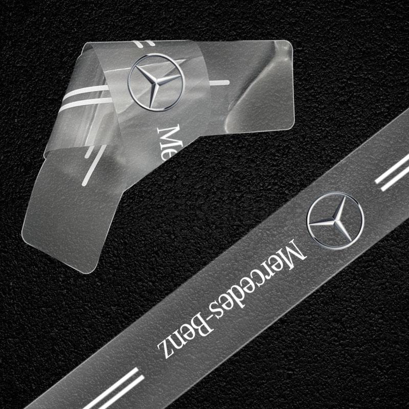 1 ks Průhledná ochranná nálepka na znak kufru auta Automobilové příslušenství pro Mercedes Benz W205 W177 W212 W213 W221 W220 W176 ML G63 E63 GT AMG