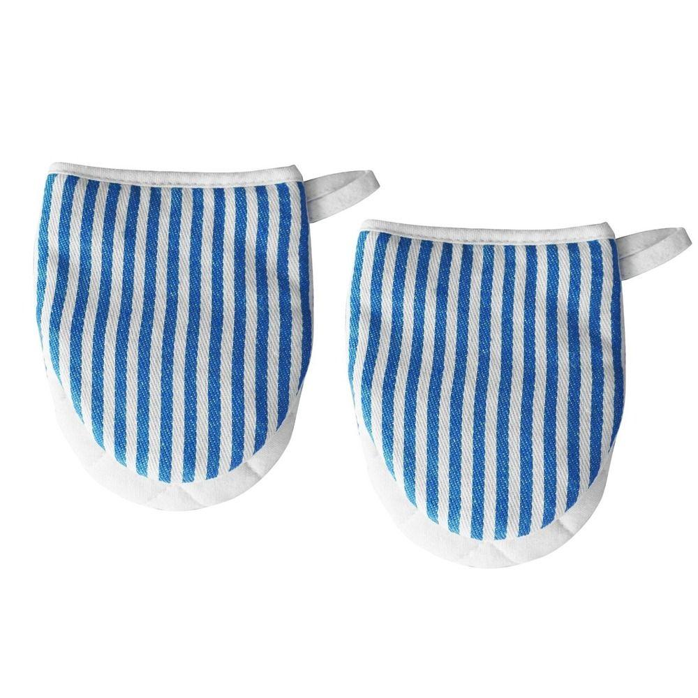 2PCS Heat Resistant Kitchen Oven Glove Mini Cooking Mitten Microwave Oven Casserole Pot