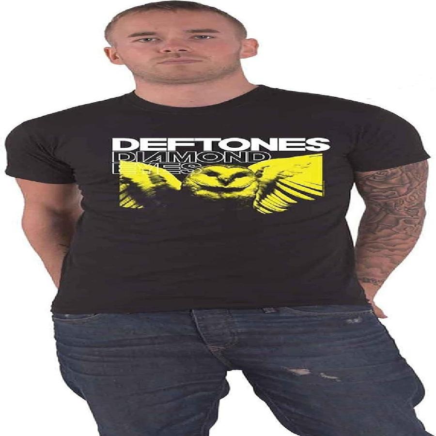 Deftones T Shirt White Pony Worldwide Band Logo Official Mens Black XXXXXL чёрный