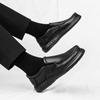 2024 New Men's Office Shoes Slip on Loafers Handmade Leather Casual Footwear Male Comfortable Outdoor All-match Man Sneakers