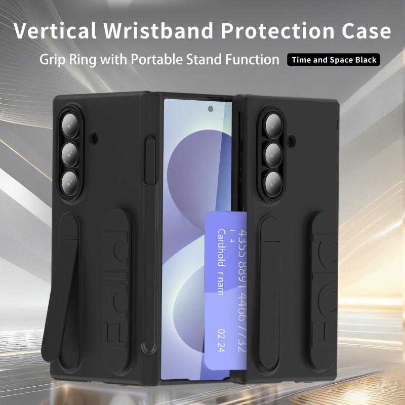 Slim Foldable Phone Case With Pen Slot Card Holder Galaxy Z Fold 8 Ultra 7 6 Shockproof PC Cover