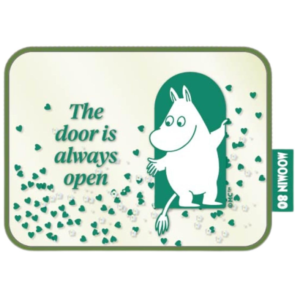 

Marimo Craft MOOMIN Moomin 80th Anniversary Art Shaka Shaka Pouch Green W170 x H130 x D50mm MOM-676 зелений