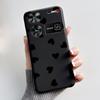 Case For ZTE Nubia Z60 Z70 Z70S Z50 Ultra Cute Love Heart Rabbit Matte Black Soft Silicone Cover For Nubia Z60Ultra Fundas Shell