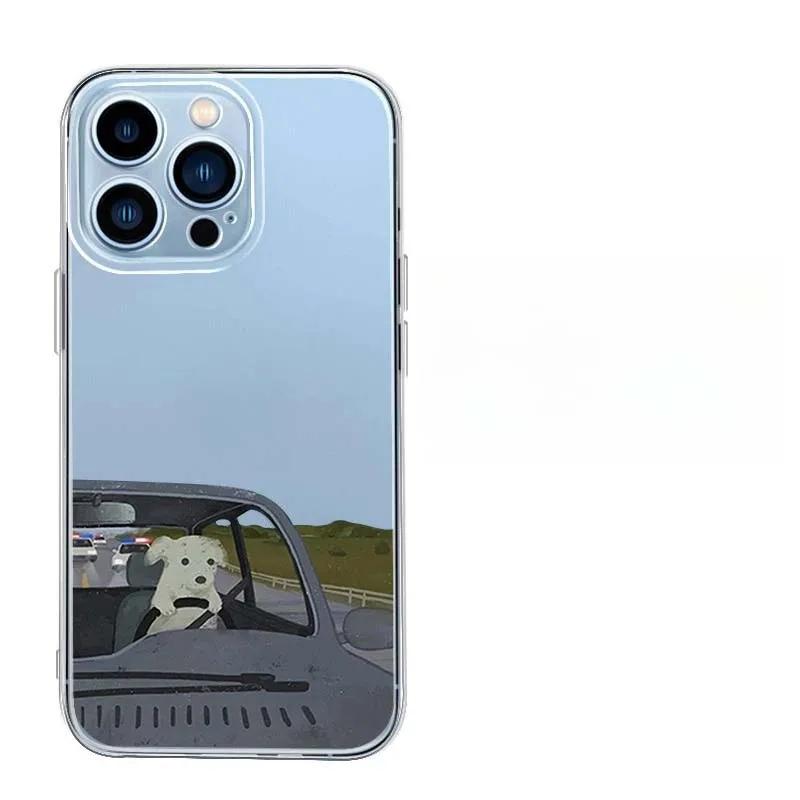

Funny Cartoon Couples Dog Phone Case For Samsung Galaxy A55 A15 A54 5G A16 A35 A25 S25 S24 Ultra S23 FE S20 S21 S22 Plus Cover Samsung S25