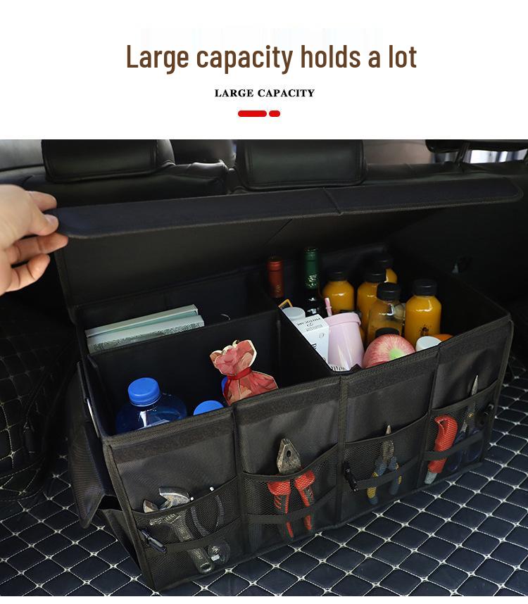 Foldable Car Trunk Organizer Box for Outdoor Use